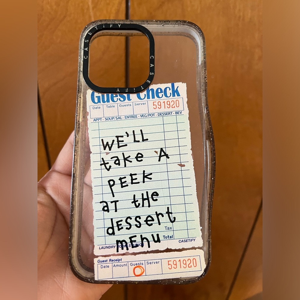 Defect Casetify iPhone 13 Pro Phone Case Guest Check
